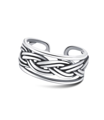 Knot Pattern Silver Ear Cuff EC-1213